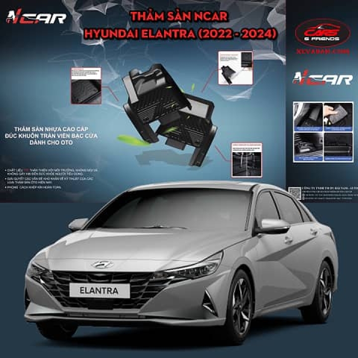 Thảm sàn Ncar cho HYUNDAI ELANTRA